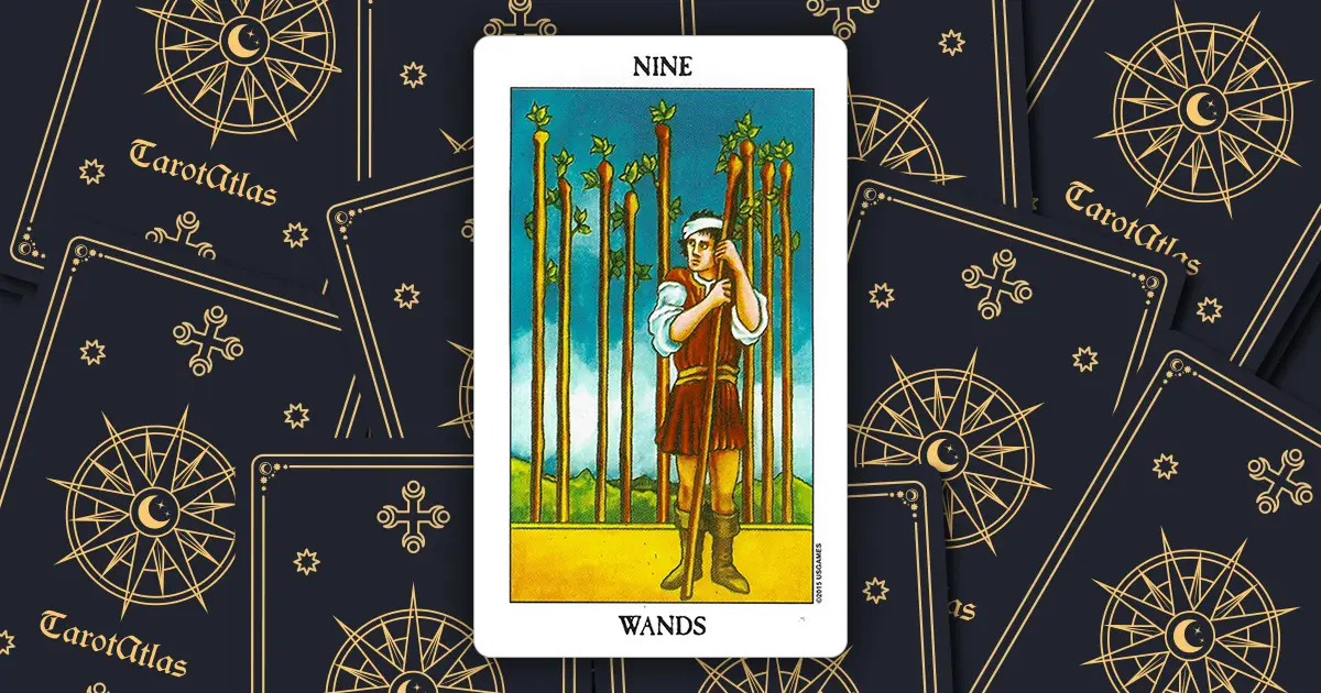 Nine of Wands Love: Upright & Reversed Meanings | TarotAtlas