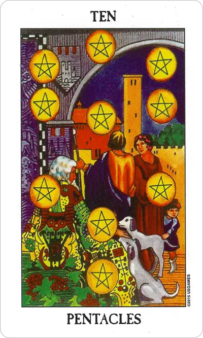 Ten of Pentacles meaning