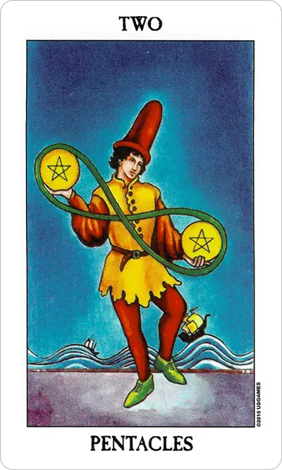 Two of Pentacles meaning