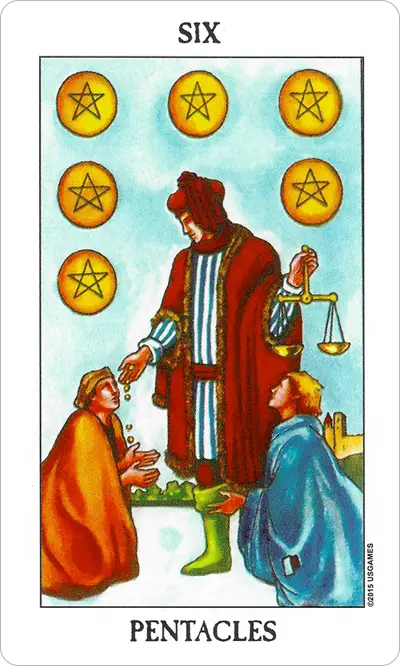 Six of Pentacles meaning