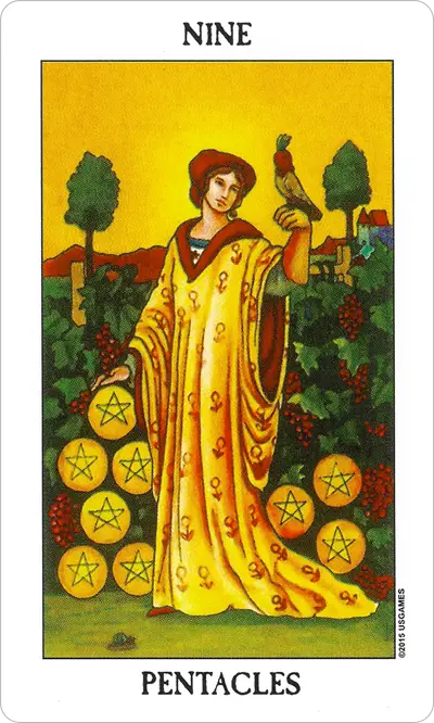 Nine of Pentacles meaning