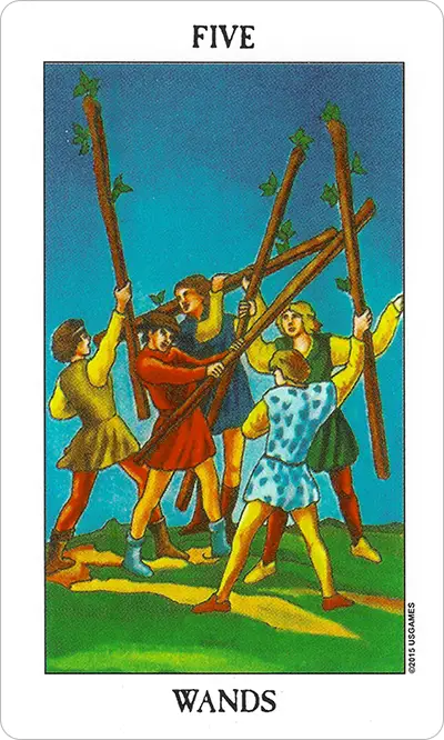 Five of Wands